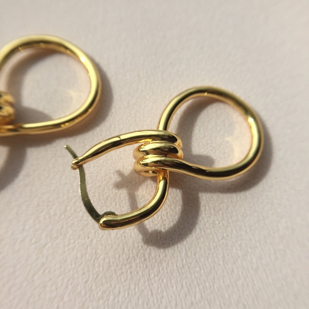 Knot modern ear rings